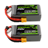 Ovonic 11.1V 850mAh 3S 80C Lipo Battery with XT30 Plug for 150 to 210mm FPV